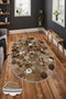 Conceptum Alfombra de Vestíbulo Hmnt915 Multicolor 80 x 200 cm